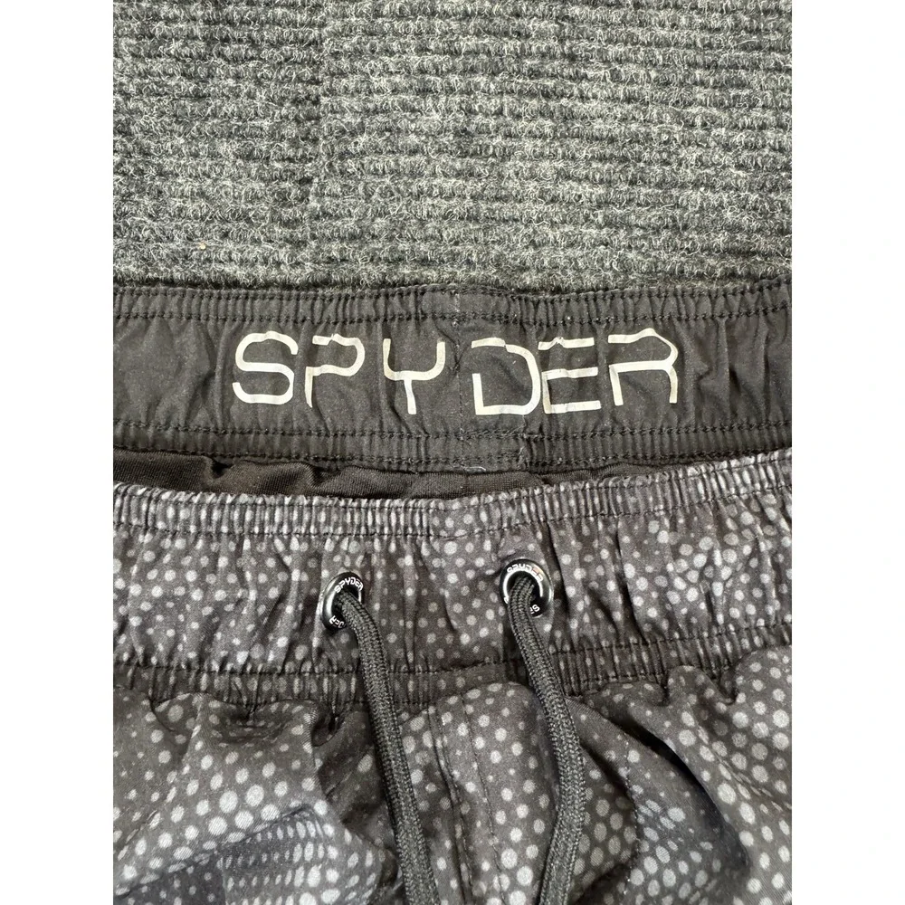 Spyder Swim Men's L Black Gray Camo Swim Trunks Board Shorts UV Protection H44